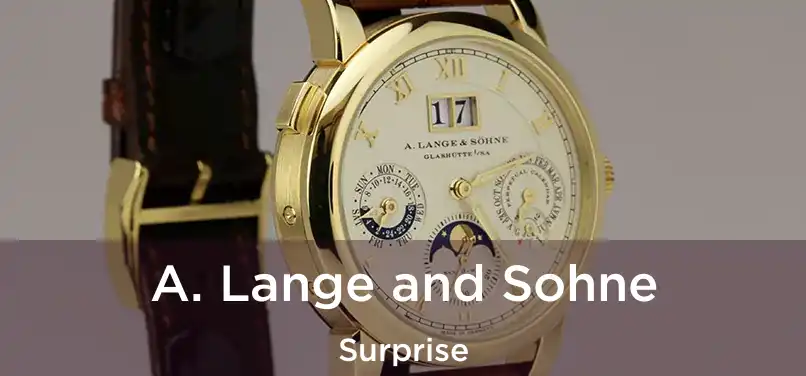  A. Lange and Sohne Surprise