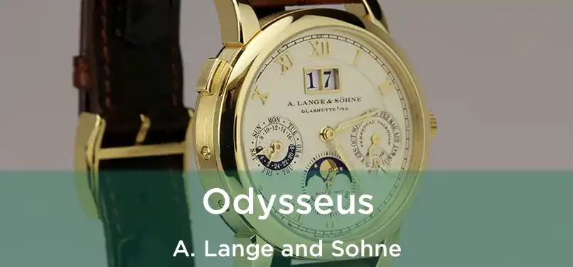  Odysseus A. Lange and Sohne