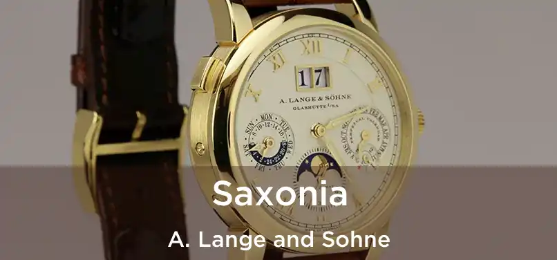  Saxonia A. Lange and Sohne